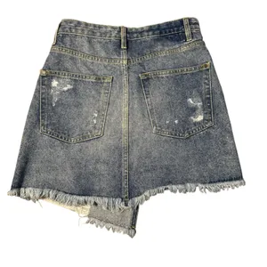 Elan Crossover Denim Mini Skirt NEW thumbnail 2
