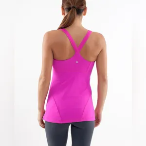 Lululemon Women’s Cross My Heart Tank Top. Color: Paris Pink. Size: 4. thumbnail 2