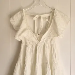 Free People Women's Undone Mini Dress - Ecru Wash Size Small NWT thumbnail 6