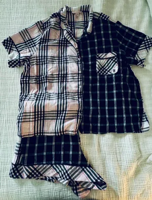 victoria’s secret pajama set pink checkered soft cozy lounge set XXL thumbnail 6