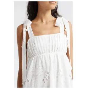 NEW Farm Rio Eyelet Embroidered Midi Dress Size XS thumbnail 4