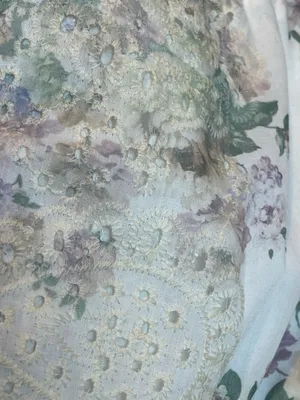Solitaire Eyelet Lace Floral Maxi Skirt Tiered Ruffle Cottagecore Coquette Large thumbnail 4