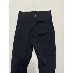 Lululemon Women's Tight Stuff Tight Black High Rise Running Leggings Size 8 thumbnail 5