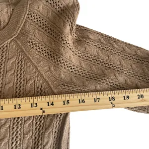 American Eagle Outfitters VTG Y2k Large Brown Sweater Coquette School Academia thumbnail 8