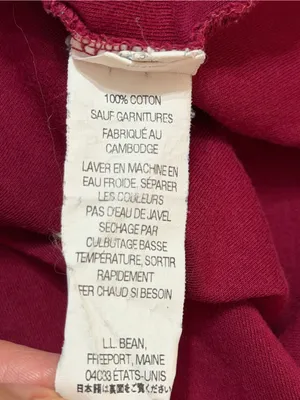 L.L. Bean Women’s 100% Cotton Interlock Turtleneck Top Shirt size M thumbnail 4