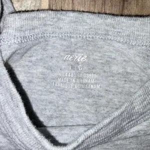 Aerie Gray Basic Long Sleeve Tee thumbnail 3