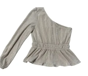 Tullea Top‎ - Champagne with Silver Sparkles, Size M thumbnail 1