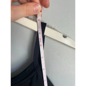 Capezio Black‎ Bodysuit Scoop Neck Spaghetti Strap Snap Crotch Size L with Bra thumbnail 8