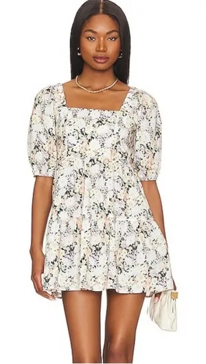 Revolve SNDYS Adie Floral Mini Dress Size XS thumbnail 1