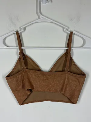 NWOT SKIMS Shimmer Lurex Soft Smoothing Bralette Size Small thumbnail 2
