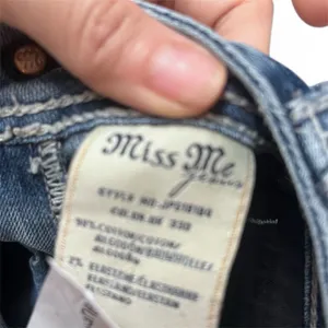 Miss Me Blue Boot Cut Jeans with Embroidery sz 30 Y2K thumbnail 5