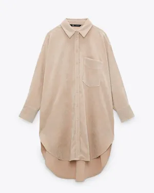 Corduroy Oversized Flannel thumbnail 4