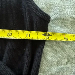 Abercrombie & Fitch Black Knotted Shoulders Wrap Bodysuit Small thumbnail 6
