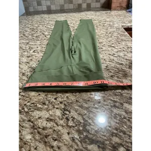OFFLINE by Aerie Real Me Crossover Leggings S Petite Green High Rise 7/8 25" thumbnail 7