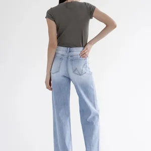 Mica Los Angeles Super High Rise Straight Leg Jeans Size 31 Loose Fit thumbnail 2