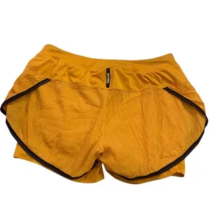 Gymshark Running Shorts Medium‎ Yellow Double Layer Athletic Gorpcore B2A5H thumbnail 3