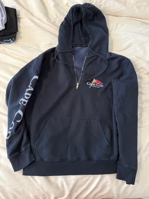 John Galt Navy Blue Quarter-Zip thumbnail 1