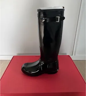 Hunter Tall Gloss Rain Boots thumbnail 4