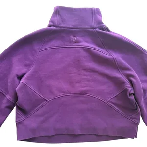 Lululemon Scuba Oversized Funnel Neck Sweatshirt Dramatic Magenta Purple Sz M/L thumbnail 4