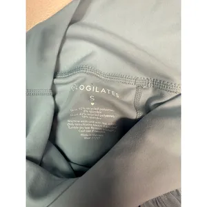 Blogilates Ballerina Skort Light Blue Crossover Waist Mesh Tiered‎ Skirt Small thumbnail 7