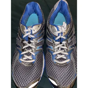 Women's Asics Gel Cumulus 14 Silver Blue Seafoam Running Sneaker 8.5 thumbnail 2