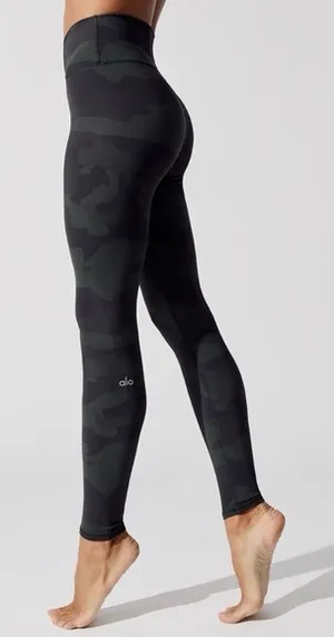 Alo Yoga Camo Vapor Legging Size XS High Waist Athletic Running Pickleball thumbnail 1
