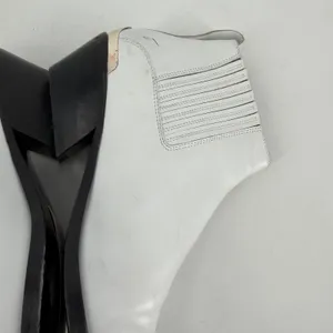 Rag & Bone Westin Boot Women 37.5 White Leather‎ Pointed Toe Western Minimalist thumbnail 4