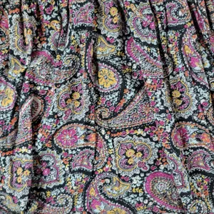 Hollister Babydoll Tank Dress XS Black Paisley Lace Sequin Beaded Swing Boho thumbnail 15