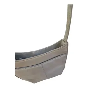 Jones New York Vintage Leather Shoulder Bag‎ Slim Purse Bone​​​ thumbnail 5
