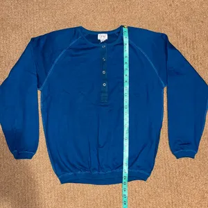 NWT 80’s Vintage Shoulder Pads Gap Crewneck Snap Sweatshirt thumbnail 6