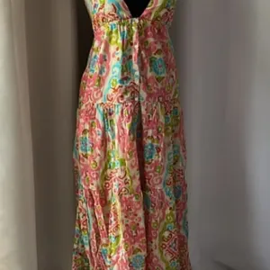 NEW House of Harlow 1960 Boho Maxi Dress with open‎ back and tie NWT thumbnail 6