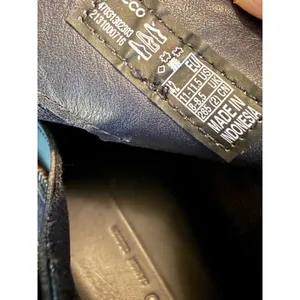 ECCO Soft 7 Tred‎ Zip Navy Blue Leather High Top Sneaker Boots Womens 42 thumbnail 7
