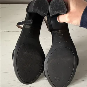 Dream Paris Black Ankle Strap Block Heel Sandals 3” Dress Evening Shoes 7 thumbnail 5