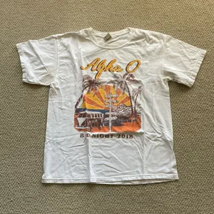 Comfort Colors Alpha O AOPi Sorority Bid Night T-Shirt Size Large Unisex EUC thumbnail 1