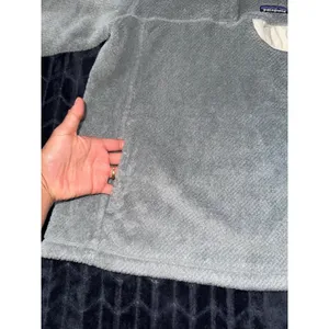 Patagonia Women's Retool Snap T Fleece Jacket Pullover Gray‎ Size Small thumbnail 4