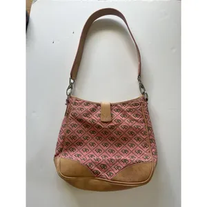Dooney & Bourke Y2K Vintage Pink Monogram Messenger Shoulder Bag Purse thumbnail 12