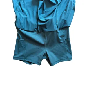 PUMA Golf Blake Piped Knit Skort Small Teal Blue Built-In Shorts Pockets thumbnail 8