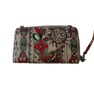 Sakroots Artist‎ Circle Multi Color Floral Geometric Wristlet Wallet Boho Artsy thumbnail 2