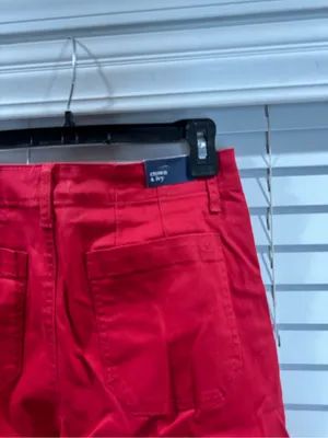 crown & ivy Red Wide-Leg Chinos thumbnail 5