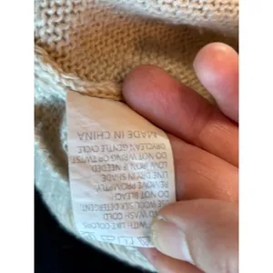 Tan Beige Cold Shoulder Button Front Cardigan Knit Sweater 3XL Size 3X thumbnail 4
