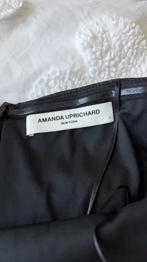 Amanda Uprichard Mini Black Sleeveless Dress thumbnail 2