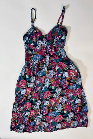 Rolla’s Eve Tapestry Floral Midi Dress With Pockets Size Medium thumbnail 1