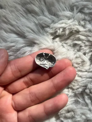 Milor Italy sleeping cat Sterling silver pendant thumbnail 2