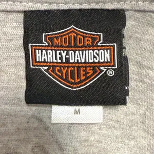 Harley-Davidson Graphic‎ T-Shirt Gray Excellent Studded Las Vegas Women Medium thumbnail 7