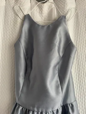D707 Bridesmaid Dress Platinum thumbnail 8