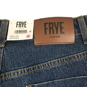 FRYE Medium Wash Barrel Jean Women 6 Blue Everyday Stylish Boho Travel City NWT thumbnail 8