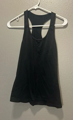 Black Racerback Activewear Tank Top - Size XS/S (14" Pit to Pit) thumbnail 1