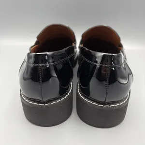 Franko Sarto Cassandra Penny Loafers Size 10 Black Patent Vegan Leather Academia thumbnail 8