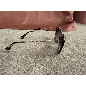Marc Jacobs Brown Tortoise Gradient 165/S Twisted Temple Cat Eye Sunglasses thumbnail 9
