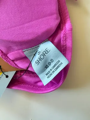 NWT Shade & Shore Ribbed Tie-Front Bralette Bikini Top Size XS 0-2 NEW thumbnail 3